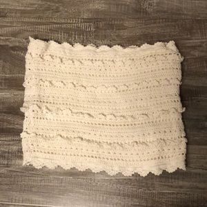 Adorable crochet cropped tube top from Forever 21